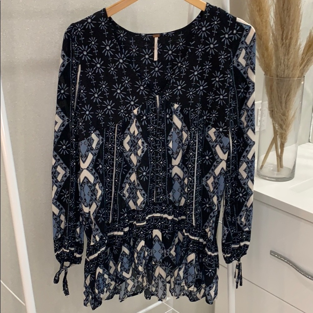 Free People // Scarf Print Tunic